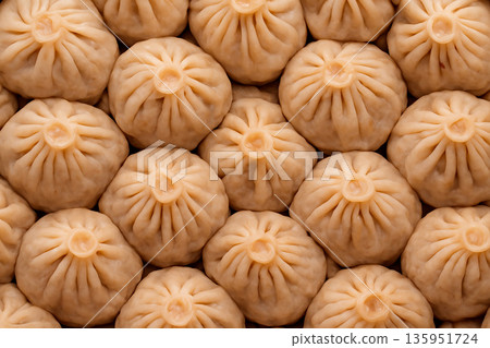 Teriyaki spare ribs seamless pattern 135951724