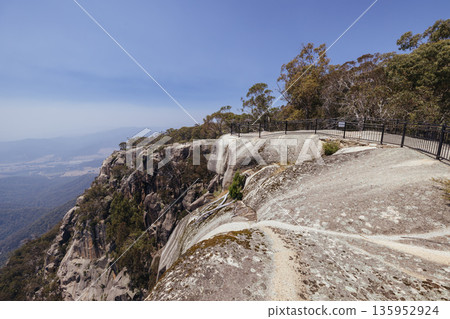 Mt Buffalo View in Victoria Australia Mt Buffalo View in Victoria Australia 135952924