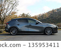 Mazda 3 side silhouette 135953411