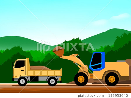 Heavy equipment and civil engineering Heavy equipment and civil engineering 135953640