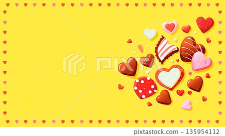 情人節背景素材,增添了一絲趣味 情人節背景素材,增添了一絲趣味 135954112