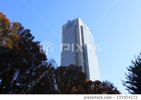 Shinjuku city skyline Shinjuku city skyline 135954172