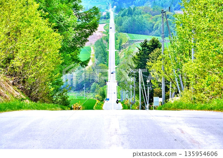 Roller coaster path Roller coaster path 135954606