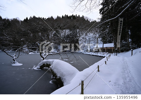 貝類池塘，冬季 135955496