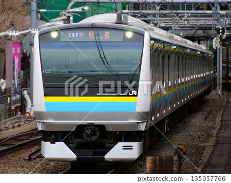 E233系列0型,Mari C3編組,房總塗裝,東京通用鐵路車輛中心 E233系列0型,Mari C3編組,房總塗裝,東京通用鐵路車輛中心 135957766