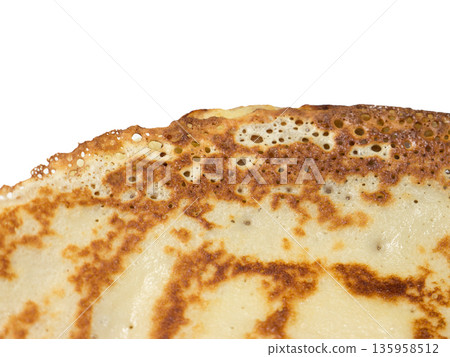 Pancakes lying on a plate. Pancakes lying on a plate. 135958512