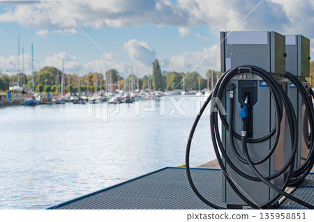 Boat fuel station 135958851