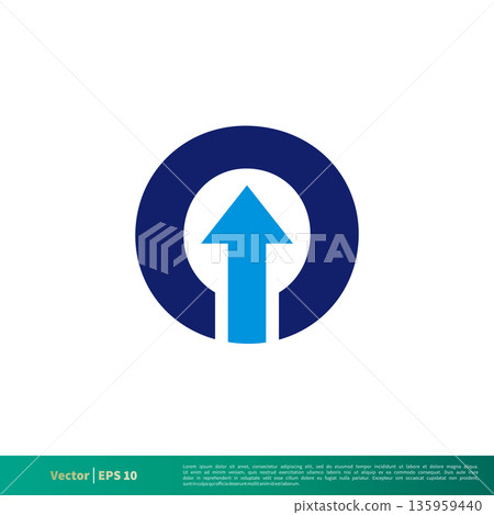 Arrow Up Icon Vector Logo Template Illustration Design. Vector EPS 10. Arrow Up Icon Vector Logo Template Illustration Design. Vector EPS 10. 135959440