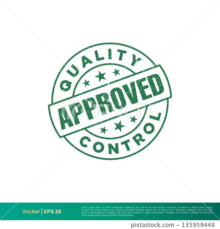 Approved Stamp Vector Template Illustration Design. Vector EPS 10. Approved Stamp Vector Template Illustration Design. Vector EPS 10. 135959448