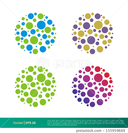 Abstract Molecule Bubble Icon Vector Logo Template Illustration Design. Vector EPS 10. Abstract Molecule Bubble Icon Vector Logo Template Illustration Design. Vector EPS 10. 135959689