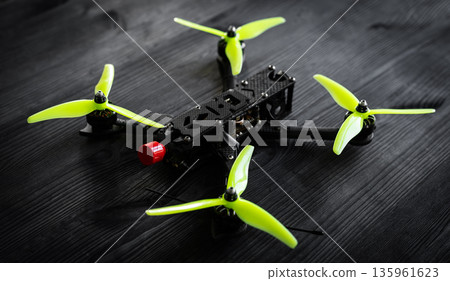 Handmade Fpv Racing Drone With Custom Frame And Motors Handmade Fpv Racing Drone With Custom Frame And Motors 135961623