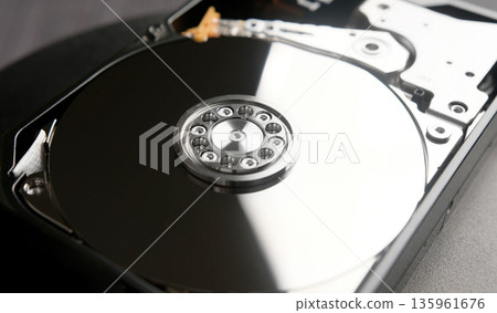 Computer HDD Hard Disk Drive. Computer Storage Memory 135961676