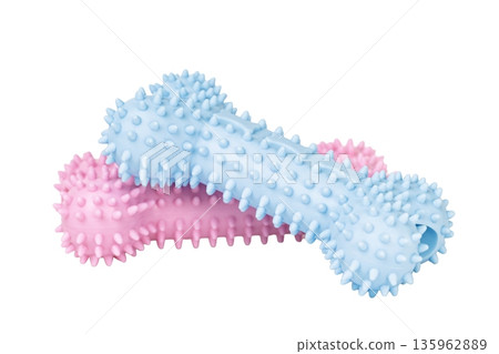 Dog toys isolated 135962889