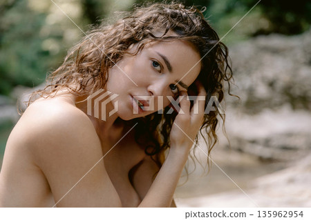 Young attractive woman outdoor Young attractive woman outdoor 135962954