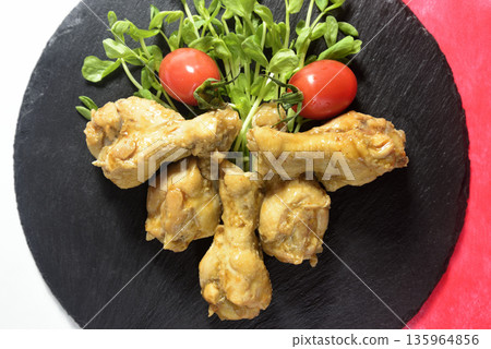 雞翅菜餚擺盤 雞翅菜餚擺盤 135964856