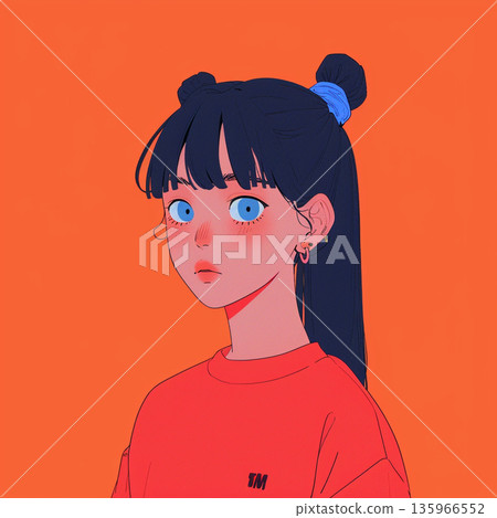 藍眼睛女孩偶像 135966552