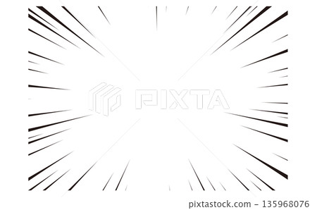 漫畫風格的黑色密集線條背景，表達了強調和驚訝之感。 135968076