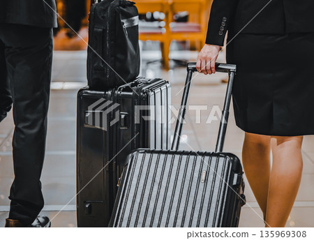 商務旅客的行李與旅遊 ■攝影合作：關西國際機場（KIX） 135969308