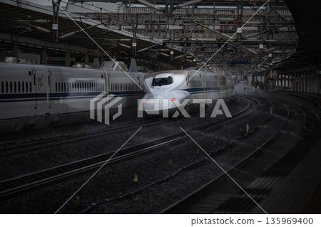 JR Maibara Station - Winter Shinkansen 135969400