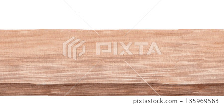 Seamless wooden table top border with empty rustic surface, subtle texture, creating natural copy space for food, product mockups, packaging, flat lay designs, seasonal backgrounds, editorial layouts Seamless wooden table top border with empty rustic surface, subtle texture, creating natural copy space for food, product mockups, packaging, flat lay designs, seasonal backgrounds, editorial layouts 135969563