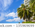 Hawaii Waikiki Beach Blue sea and sky resort scenery Hawaii Waikiki Beach Blue sea and sky resort scenery 135969699