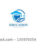 Education smart logo, academy, team, university, school 135970354