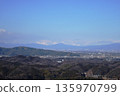 Saitama Prefecture: View of Takasaki from Mt. Ishison [Outer Chichibu Seven Peaks Traverse Hiking Course] Ogawa Town 135970799