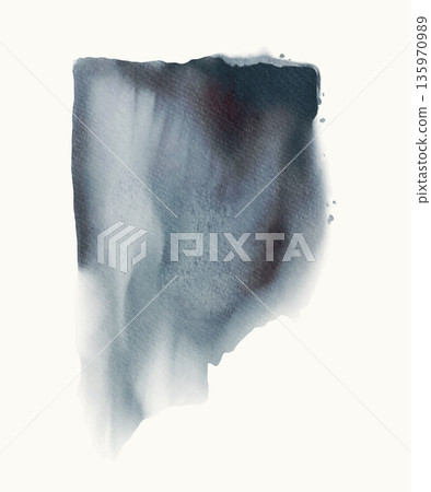 Soft Blue Watercolor Wash Texture Background 135970989