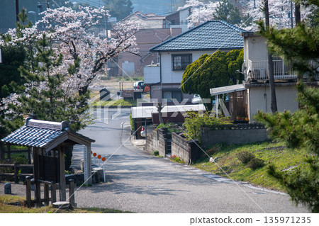 三重縣龜山市關宿西追分驛站街景 135971235