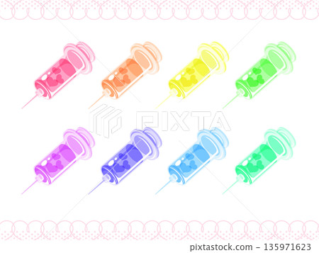 Syringe Full Heart Syringe Full Heart 135971623