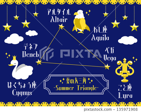 Summer Triangle Gold 135971908