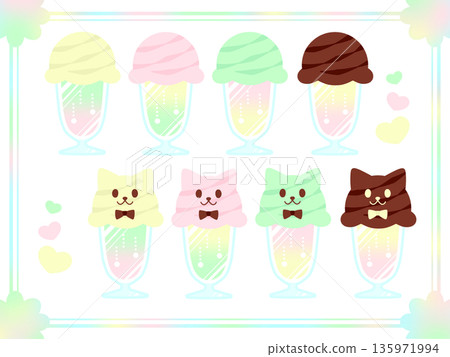 芭菲冰淇淋(普通款和貓款) 芭菲冰淇淋(普通款和貓款) 135971994