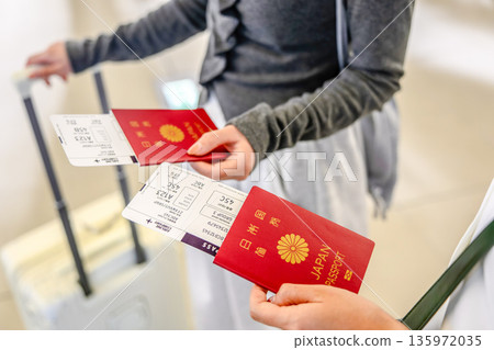 護照與登機證 ■攝影合作：關西國際機場（KIX） 135972035