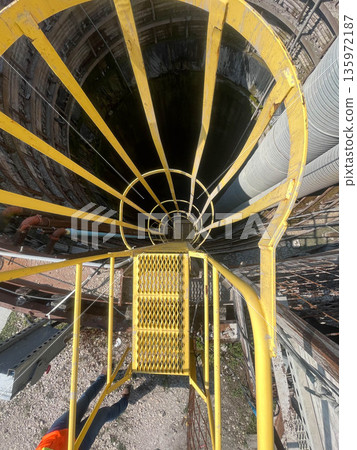 Entrance to a rainwater drainage well, Texas, U.S.A. Entrance to a rainwater drainage well, Texas, U.S.A. 135972187