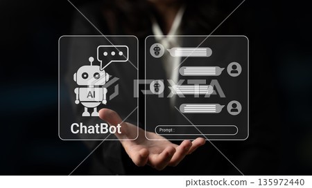 AI chatbot interface for customer communication Parse 135972440