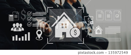 Real estate management and financial investment concept Parse Real estate management and financial investment concept Parse 135972549
