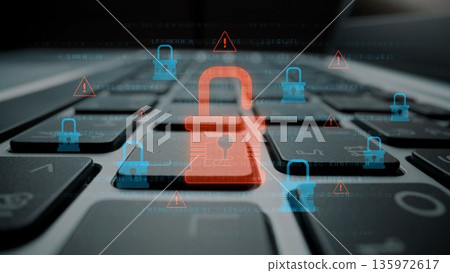Cybersecurity Breach Highlighting Data Vulnerability Marrow 135972617