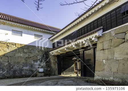 會津敦賀城若松城正門鐵門福島縣會津若松市 會津敦賀城若松城正門鐵門福島縣會津若松市 135973106