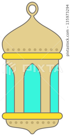 Cute Pastel Arabic Lantern Fanous for Ramadan and Eid Celebration Cute Pastel Arabic Lantern Fanous for Ramadan and Eid Celebration 135973294