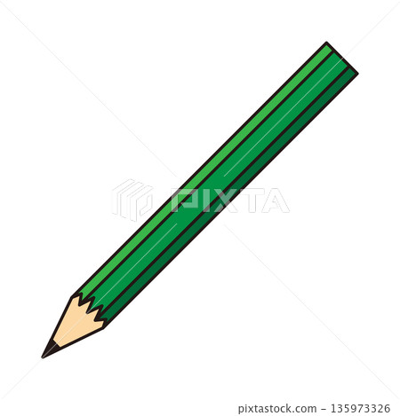 Simple pencil illustration Simple pencil illustration 135973326