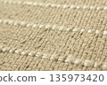 Close up of beige fabric 135973420