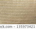 Close up of beige fabric 135973421