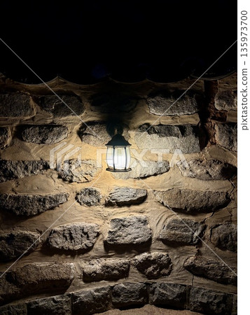 發光磚牆 135973700