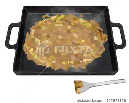 鐵板燒文字燒（混合後） 135975156