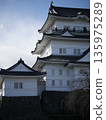 Odawara Castle in the backlight 135975289