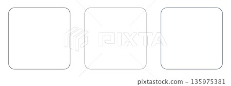 一款簡潔的圓角方形相框，方便用於傳單和文件。 135975381