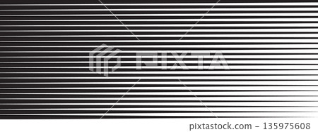 Horizontal fade stripe gradient texture. Abstract geometric bg with parallel lines. Horizontal fade stripe gradient texture. Abstract geometric bg with parallel lines. 135975608