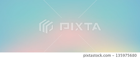 Abstract sunrise gradation background with light yellow, pink and sky blue blend. Smooth horizontal gradient texture. Abstract sunrise gradation background with light yellow, pink and sky blue blend. Smooth horizontal gradient texture. 135975680