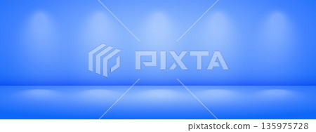 Limbo blue background with light shadow. Abstract studio gradient bg. Modern banner with empty space for advertising text. Vector illustration. Limbo blue background with light shadow. Abstract studio gradient bg. Modern banner with empty space for advertising text. Vector illustration. 135975728
