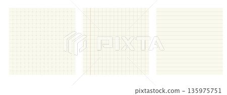 Bullet journal planner sheets. Collection of notebook page templates for notes. Minimalist printable paper set. 135975751